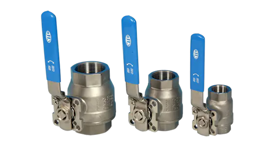 2-Pce Full Bore Direct Mount Ball Valve NTC KV-L20