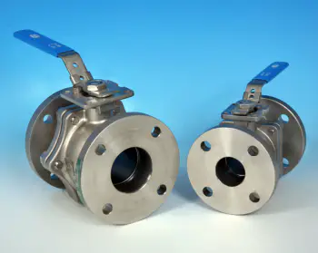 Stainless Steel Flanged BS10 Table E Direct Mount Ball Valve NTC KV-L61/E
