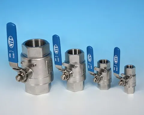 stainless steel 2-Pce Full Bore Direct Mount Ball Valve